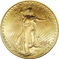 1912 $20 MS65 NGC. 1912 saw the second lowest mintage