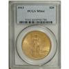 Image 3 : 1913 $20 MS64 PCGS. After being struck, most 1913 doub