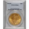 Image 1 : 1913-D $20 MS64 PCGS. The fields have lovely honey-gol
