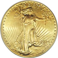 1914 $20 MS64 PCGS. All of the Philadelphia Mint doubl