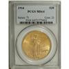 Image 3 : 1914 $20 MS64 PCGS. All of the Philadelphia Mint doubl