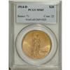 Image 1 : 1914-D $20 MS65 PCGS. This attractive Gem has rich pum