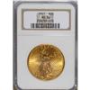 Image 1 : 1927 $20 MS66 NGC. Unusually deep orange-gold colorati