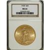 Image 1 : 1928 $20 MS65 NGC. This example offers pristine yellow
