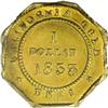 Image 2 : 1853 $1 Liberty Octagonal 1 Dollar, BG-518, R.5, MS62