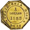 Image 2 : 1853 $1 Liberty Octagonal 1 Dollar, BG-519, Low R.4, M
