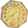 Image 1 : 1872 25C Washington Octagonal 25 Cents, BG-723, Low R.