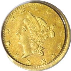 1864 50C Liberty Round 50 Cents, BG-1016A, R.8 MS63 PC