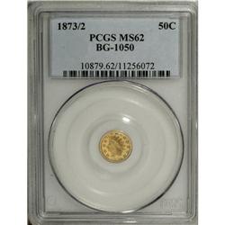 1873/2 50C Indian Round 50 Cents, BG-1050, Low R.6, MS