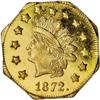 Image 1 : 1872 $1 Indian Octagonal 1 Dollar, BG-1120, Low R.5, M