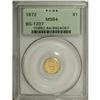 Image 3 : 1872 $1 Indian Round 1 Dollar, BG-1207, R.4, MS64 PCGS