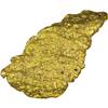 Image 2 : Flat 151-Gram Gold Nugget. Long, flat, and tapering in