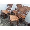 Image 2 : 0I --4 Pressed Back Chairs