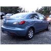 Image 5 : D1 --  2010 MAZDA 3 I  , Blue , 143392  KM's