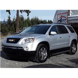 F6 --  2009 GMC ACADIA SLT-1 , Silver , 244772  KM's
