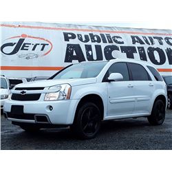 I3 --  2008 CHEVROLET EQUINOX SPORT  , White , 232516  KM's