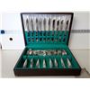 Image 1 : 251--Silver Cutlery Set in Wooden Case