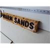 Image 2 : 268 - Maple Carving Sign of "warm Sands"