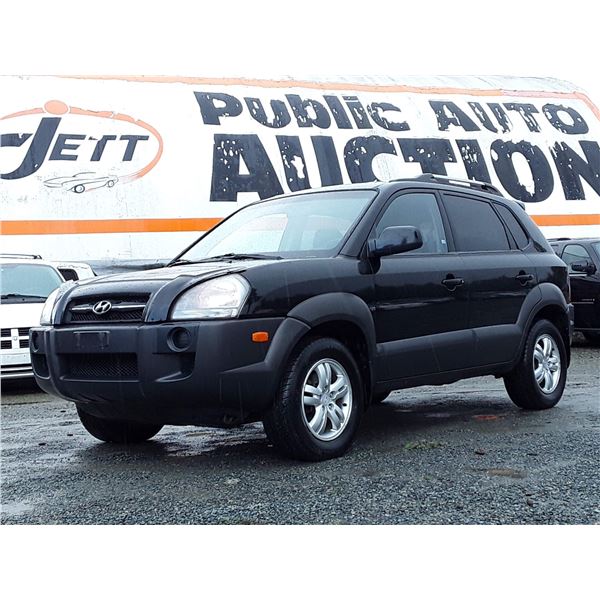 E1 --  2007 HYUNDAI TUCSON GL , Black , 240134  KM's