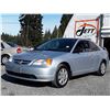 Image 1 : J4 --  2003 HONDA CIVIC LX , Silver , 191487  KM's