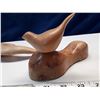 Image 2 : 0ZG --  3 Maple Carvings of Birds