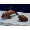 Image 1 : 0ZH --  Carving of a Dolhin & Toad