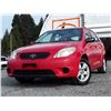 Image 9 : B5 --  2005 TOYOTA MATRIX XR  , Red , 69,810 TMU  KM's