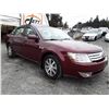 Image 3 : D3 --  2008 FORD TAURUS SEL , Red , 65269  KM's