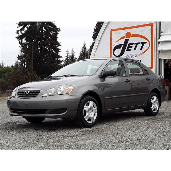 B3 --  2006 TOYOTA COROLLA CE, GREY, 299,999 KMS TMU