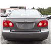 Image 6 : B3 --  2006 TOYOTA COROLLA CE, GREY, 299,999 KMS TMU