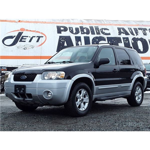 F3 --  2007 FORD ESCAPE XLT , Black , 207775  KM's