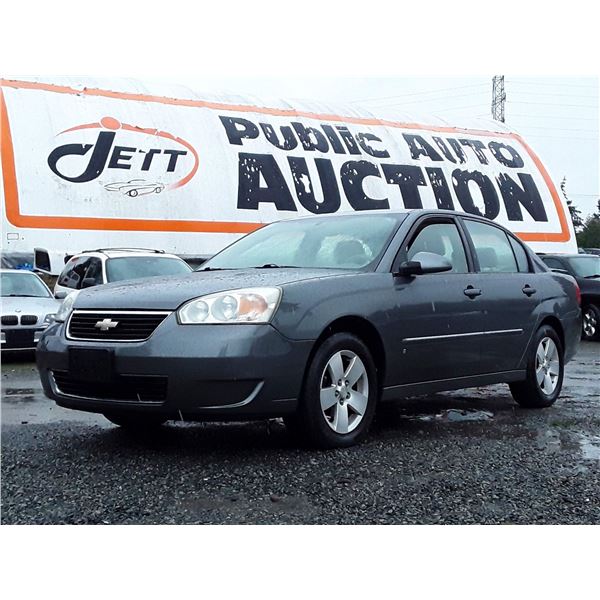 J5 --  2006 CHEVROLET MALIBU LT  , Grey , 170459  KM's