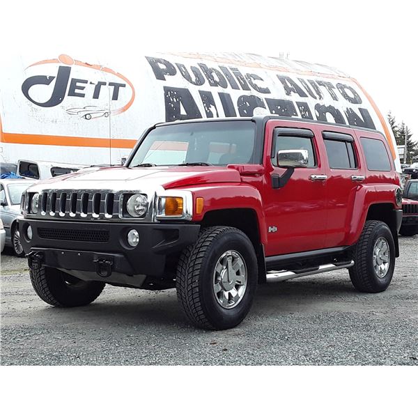 C6B --  2007 HUMMER H3  , Red , 234568  KM's