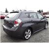 Image 5 : J4 --  2009 PONTIAC VIBE  , Grey , 210311  KM's