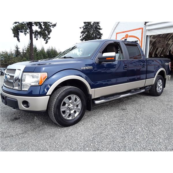 G5 --  2009 FORD F150 SUPERCREW 4X4 , Blue , 212763  KM's