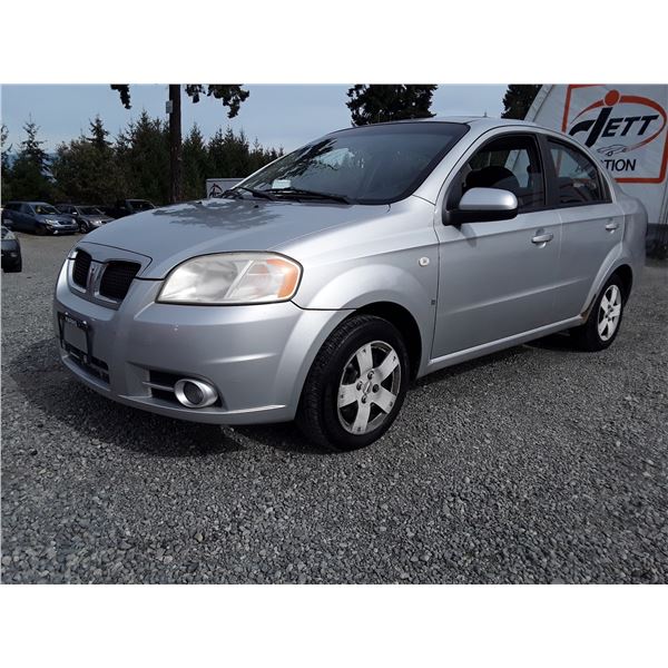 I6 --  2007 PONTIAC WAVE LT , Grey , 152884  KM's