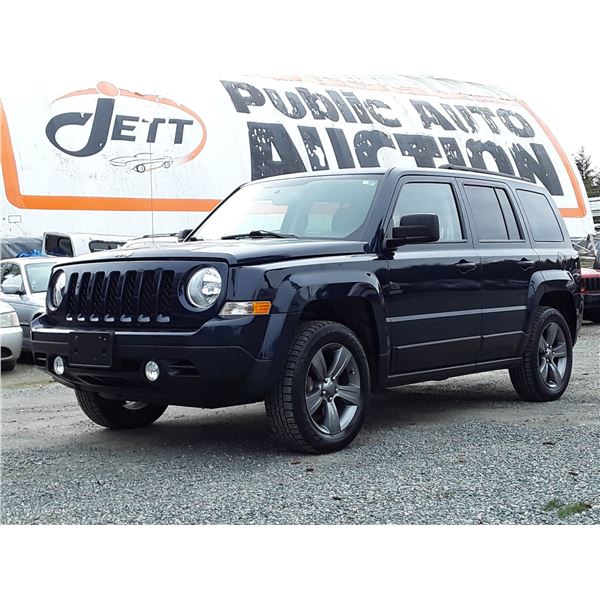 C6A --  2015 JEEP PATRIOT  , Blue , 115872  KM's