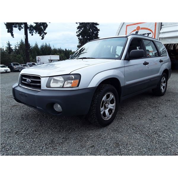 M2 --  2003 SUBARU FORESTER 2.5X , Grey , 212044  KM's