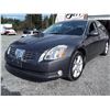 Image 1 : B1 --  2006 NISSAN MAXIMA SE , Grey , 198884  KM's