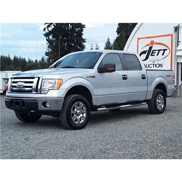 A12A --  2009 FORD F150 SUPERCREW 4X4 , Silver , 365736  KM's