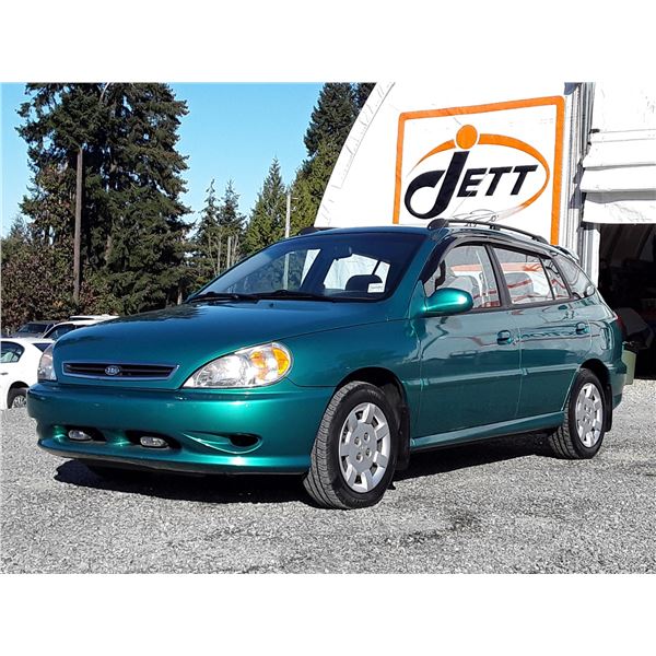 J4 --  2002 KIA RIO CINCO  , Green , 116348  KM's