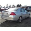 Image 5 : K3 --  2007 HONDA ACCORD EX , Silver , 288535  KM's