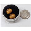 Image 2 : 2 Round Cut Authentic Tigers Eye Gemstones