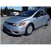 Image 1 : A12H --  2007 HONDA CIVIC DX-G , Grey , 261606  KM's  "NO RESERVE"