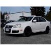 Image 1 : A12K --  2009 VOLKSWAGEN JETTA TDI, SEDAN, WHITE, 301,533 KM'S "NO RESERVE"