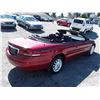 Image 11 : C2 --  2004 CHRYSLER SEBRING LX CONVERTIBLE, RED, 268,901 KMS