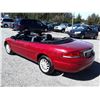 Image 12 : C2 --  2004 CHRYSLER SEBRING LX CONVERTIBLE, RED, 268,901 KMS
