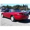Image 7 : C2 --  2004 CHRYSLER SEBRING LX CONVERTIBLE, RED, 268,901 KMS