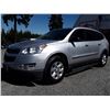 Image 1 : A1 --  2010 CHEVROLET TRAVERSE LS  , Silver , 195831  KM's "NO RESERVE"