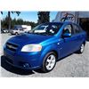 Image 1 : B2 --  2007 CHEVROLET AVEO LT  , Blue , 172359  KM's